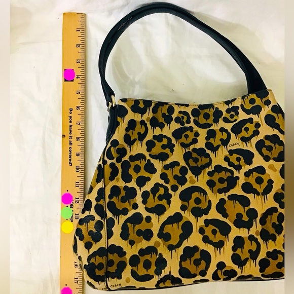 Coach Leopard Print Edie Shoulder Bag - Picture 13 of 15